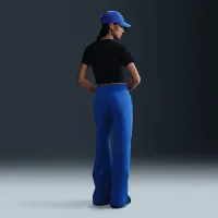 Nike Sportswear Phoenix Fleece жіноча З високою талією Wide-Leg Sweatpants блакитний