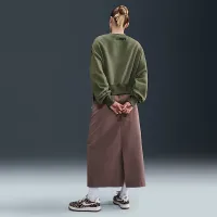 Nike Sportswear Phoenix Fleece женская оверсайз Crew-Neck свитшот цвет зеленый