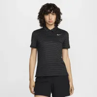 Nike Victory жіноча Dri-FIT Short-Sleeve Striped для гольфу Polo колір чорний
