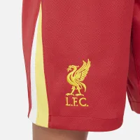 Liverpool FC 2024/25 Stadium Home Big детские Nike Dri-FIT Soccer Replica шорты цвет красный