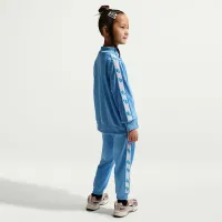 Nike Dri-FIT Little детские 2-Piece Full-Zip набор with Logo Taping синий
