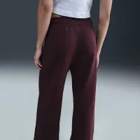 Nike Sportswear Club Fleece женская Mid-Rise Wide-Leg Pants цвет красный