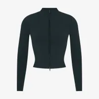 NikeSKIMS Vintage Seamless женская Full-Zip Куртка цвет зеленый