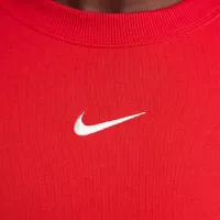 Nike Sportswear Phoenix Fleece жіноча Over-оверсайз Crew-Neck світшот колір червоний