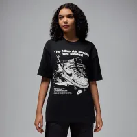Nike Jordan жіноча оверсайз Graphic футболка колір чорний