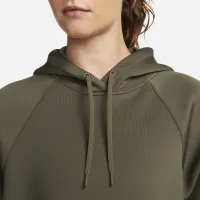 Nike Dri-FIT Prima женская Pullover тренировочные Толстовка с капюшоном цвет зеленый