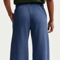 Nike Sportswear Club Fleece женская Mid-Rise Wide-Leg Sweatpants синий