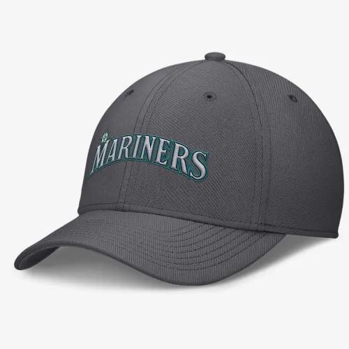 Seattle Mariners Swoosh чоловічі Nike Dri-FIT MLB Hat колір сірий