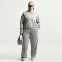 Nike Sportswear Chill Knit женская Lightweight Толстовка с капюшоном (большие размеры) цвет серый
