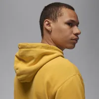 Nike Jordan Flight Fleece мужские Washed Pullover Толстовка с капюшоном Yellow