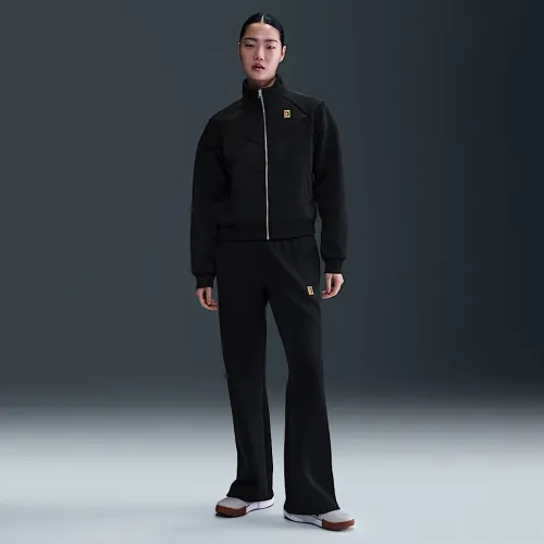 NikeCourt Heritage Windrunner женская Mid-Rise Tennis Pants цвет черный