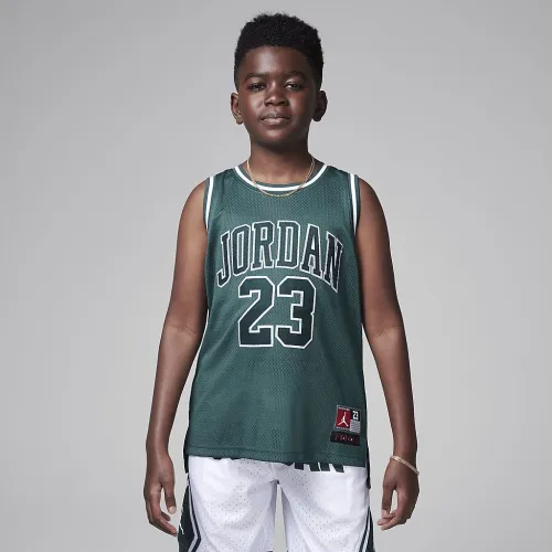 Nike Jordan Big детские 23 Jersey цвет зеленый