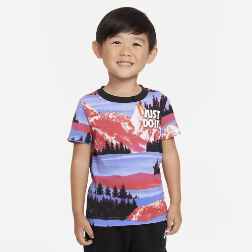 Nike Snowscape Printed Tee Toddler футболка колір фіолетовий