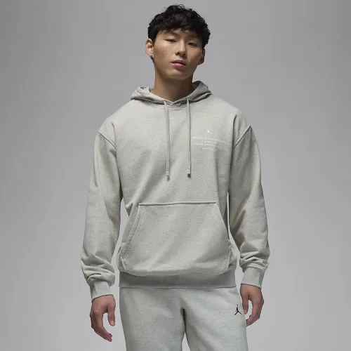 Nike Jordan Sport чоловічі Dri-FIT Fleece Pullover Толстовка з капюшоном колір сірий