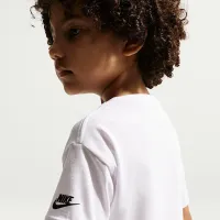 Nike Sportswear In The Zone Little дитячі Relaxed Jersey 2-Piece комплект колір коричневий