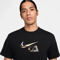 Club Америка Swoosh чоловічі Nike Soccer футболка колір чорний
