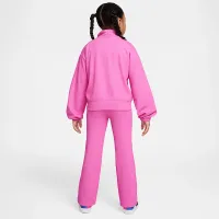 Nike Game, Swoosh, Match! Little детские Quarter-Zip Ribbed Top and лосины набор Pink