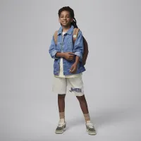 Nike Jordan Flight Heritage Big дитячі Denim Куртка блакитний