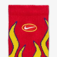 Nike Everyday Plus Cushioned Crew шкарпетки (1 пара) колір червоний