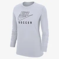 Nike Swoosh женская Soccer Long-Sleeve футболка цвет белый