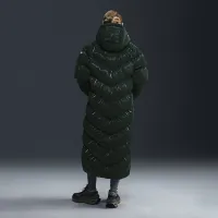 Nike Sportswear Windpuffer жіноча Therma-FIT Loose Hooded Shine Parka колір зелений
