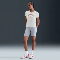 Nike Sportswear Phoenix женская Slim Short-Sleeve футболка цвет коричневый