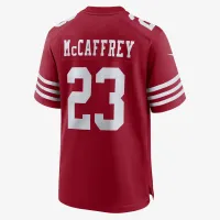 Nike NFL San Francisco 49ers (Christian McCaffrey) чоловічі Game Football Jersey Red