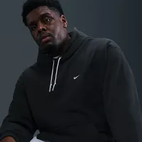 Nike Solo Swoosh чоловічі French Terry Pullover Толстовка з капюшоном колір чорний