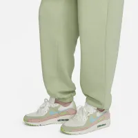 Nike Sportswear Phoenix Fleece жіноча З високою талією оверсайз Sweatpants колір зелений