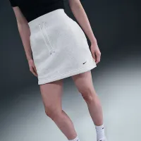 Nike Sportswear Phoenix Fleece женская юбка цвет коричневый
