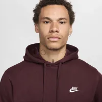 Nike Sportswear Club Fleece Pullover Толстовка с капюшоном цвет красный