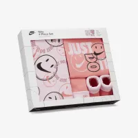 Nike New Baby (0-12M) 4-Piece Blanket набор Pink