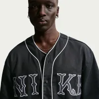 Nike Life мужские Short-Sleeve Vintage Sport Top цвет черный