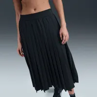 Nike 24.7 PerfectStretch жіноча Dri-FIT Pleated спідниця колір чорний