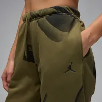 Nike Jordan Brooklyn Fleece женская Printed Pants цвет зеленый