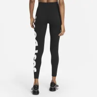Nike Sportswear Essential жіноча З високою талією Graphic лосіни колір чорний