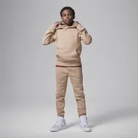 Nike Jordan MJ Brooklyn Big детские Fleece Pullover Толстовка с капюшоном цвет коричневый