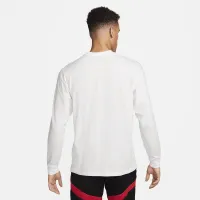 Nike Max90 мужские Long-Sleeve баскетбольные футболка цвет белый