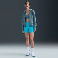 Nike Dri-FIT One жіноча Full-Zip French Terry Толстовка з капюшоном блакитний