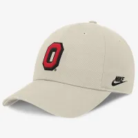 Ohio State Buckeyes Legacy Club Swoosh чоловічі Nike Dri-FIT College Adjustable Hat колір коричневий