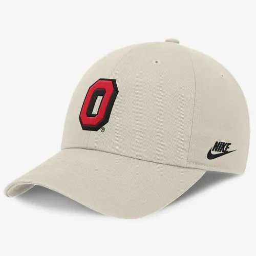 Ohio State Buckeyes Legacy Club Swoosh чоловічі Nike Dri-FIT College Adjustable Hat колір коричневий