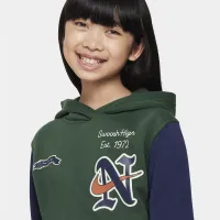 Nike Sportswear Club Fleece Big дитячі Толстовка з капюшоном колір зелений