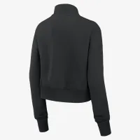 Ohio State Buckeyes Legacy Elevated Logo женская Nike College Cropped 1/4-Zip Crew цвет черный