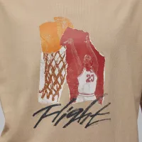 Nike Jordan женская Collage футболка цвет коричневый