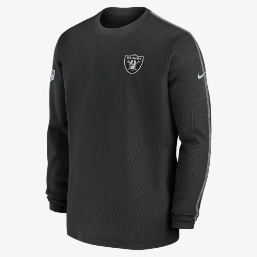Las Vegas Raiders Sideline Coach Men’s Nike NFL Long-Sleeve Top цвет черный