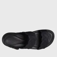 Шльопанці Crocs Brooklyn Woven Low Wedge 209977-060 - Чорні