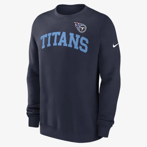 Tennessee Titans Club чоловічі Nike NFL Pullover Crew блакитний