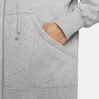 Nike Sportswear Phoenix Fleece женская оверсайз Long Full-Zip Толстовка с капюшоном цвет серый