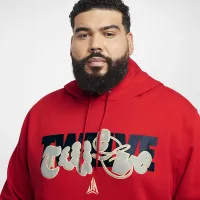 Nike Ja мужские Fleece баскетбольные Толстовка с капюшоном цвет красный