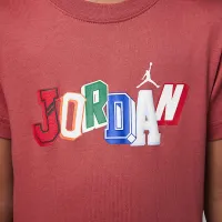 Nike Jordan Little дитячі Signature футболка колір червоний